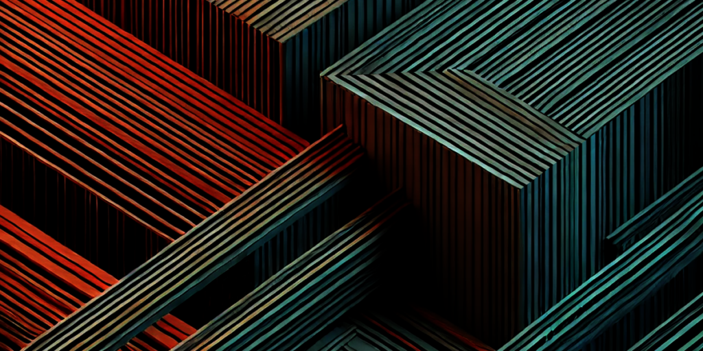 Abstract digital background with teal vertical lines, glowing dots, and network connections, enhanced by MXDR capabilities for advanced threat detection.