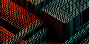 A pattern of diagonal, evenly spaced white dots on a dark background with a red gradient effect, reminiscent of the sleek visualizations used in MXDR solutions.