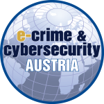 Logo featuring a globe visual with text that reads "e-crime & cybersecurity AUSTRIA." This emblem embodies the essence of the Cybersecurity Congress, highlighting Austria’s commitment to tackling e-crime and safeguarding digital realms.