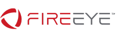  The image shows the FireEye logo, with "FIRE" in red and "EYE" in gray, alongside a red emblem.