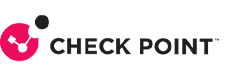  Check Point logo featuring a pink abstract icon next to the company name in black text.